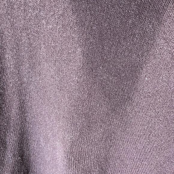 Malo Sweater Knitted Long Sleeve Turtle Neck Patched Elbow Pullover Purple 3X - Picture 5 of 6